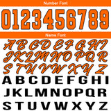 Custom White Orange Basketball Jersey for Men Women Adult Youth Stitched Name Number Logo