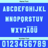 Custom Dark Blue Blue Baseball Jersey Personalized Gradient Team Uniforms Shirt with Name Number