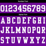 Custom Purple Black Football Gradient Polo Shirts  Add Your Unique Logo/Name/Number