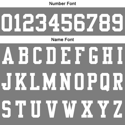 Custom Grey White Football Polo Shirts  Add Your Unique Logo/Name/Number