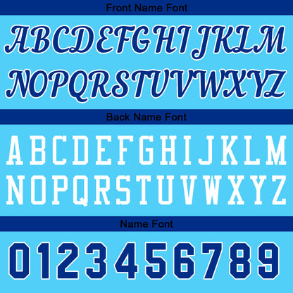 Custom Light Blue Royal Basketball Jersey for Men Women Adult Youth Stitched Name Number Logo
