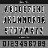 Custom Black Dull Grey Varsity Jackets for Men Women Youth Personalized Letterman Jackets