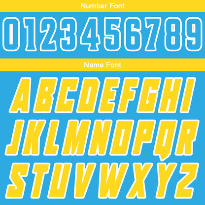 Custom Blue Yellow Reversible Basketball Suit for Adults and Kids Personalized Jersey