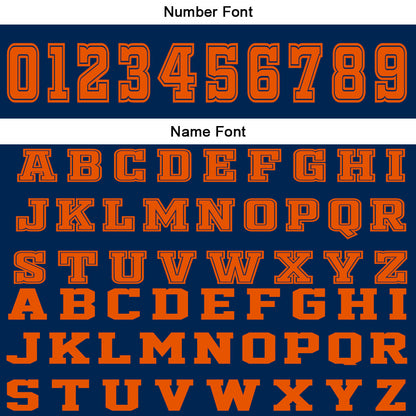 Custom Blue Orange Basketball Jersey Uniform Suit Printed Your Logo Name Number