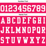 Custom Light Pink White Football Polo Shirts  Add Your Unique Logo/Name/Number