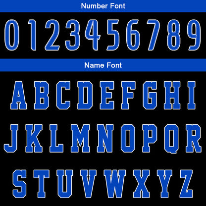 Custom Black Blue Basketball Jersey Uniform Suit Printed Your Logo Name Number