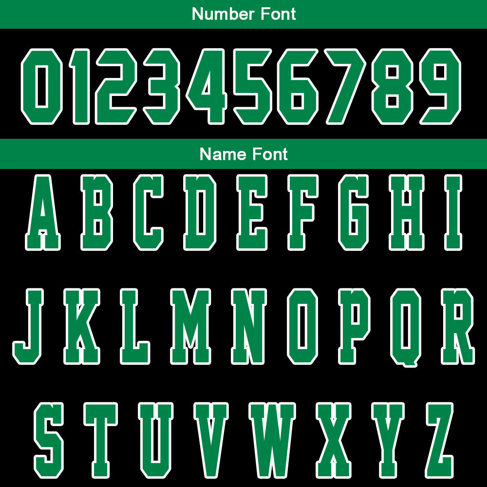 Custom Black Green Reversible Basketball Suit for Adults and Kids Personalized Jersey