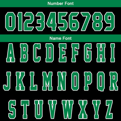 Custom Black Green Reversible Basketball Suit for Adults and Kids Personalized Jersey