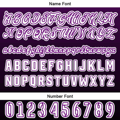 Custom Purple Button Down Baseball Jersey for Men Women Adult Youth Print Name Number Logo