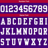 Custom Purple Red Football Gradient Polo Shirts  Add Your Unique Logo/Name/Number