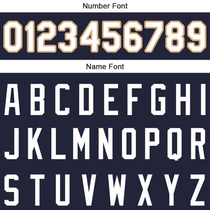Custom Stitched Basketball Jersey for Men, Women And Kids Navy-Gold-White