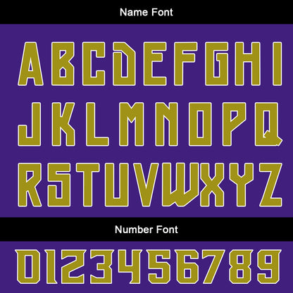 Custom Gold Purple Reversible Basketball Suit for Adults and Kids Personalized Jersey