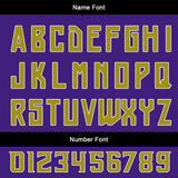 Custom Gold Purple Reversible Basketball Suit for Adults and Kids Personalized Jersey