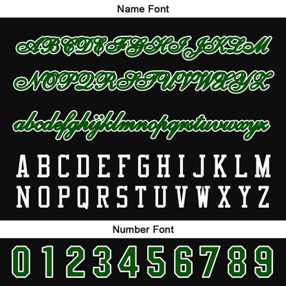 Custom Black Green Button Down Baseball Jersey for Men Women Adult Youth Print Name Number Logo
