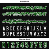 Custom Black Green Button Down Baseball Jersey for Men Women Adult Youth Print Name Number Logo