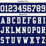 Custom Navy White Football Polo Shirts  Add Your Unique Logo/Name/Number