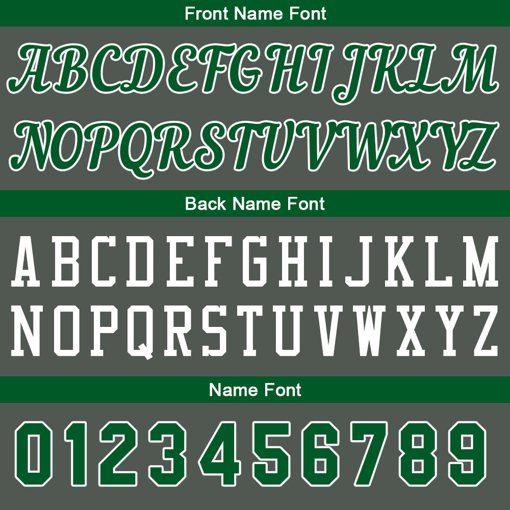 Custom Dark Gray-Green Basketball Jersey for Men Women Adult Youth Stitched Name Number Logo