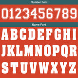 Custom Orange Dull Green Football Gradient Polo Shirts  Add Your Unique Logo/Name/Number