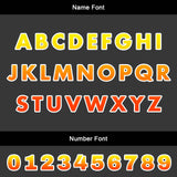 Custom Orange Yellow Basketball Jersey Uniform Suit Printed Your Logo Name Number