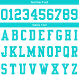 Custom White Cyan Football Gradient Polo Shirts  Add Your Unique Logo/Name/Number