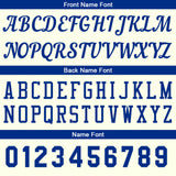 Custom Cream-Royal Basketball Jersey for Men Women Adult Youth Stitched Name Number Logo