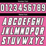 Custom Pink Black Reversible Basketball Suit for Adults and Kids Personalized Jersey