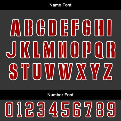 Custom Black Red Basketball Jersey Uniform Suit Printed Your Logo Name Number