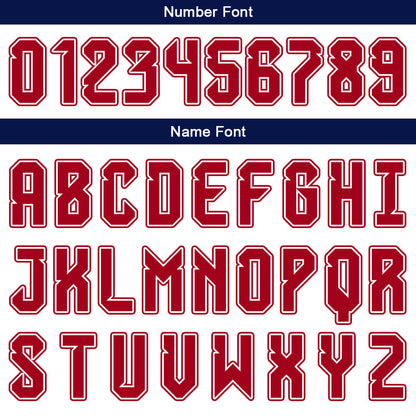 Custom White Blue Red Basketball Jersey Uniform Suit Printed Your Logo Name Number