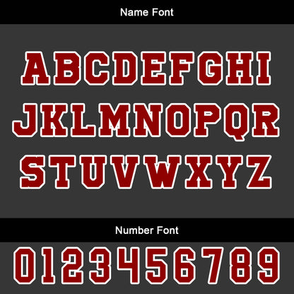 Custom Black Red Basketball Jersey Uniform Suit Printed Your Logo Name Number