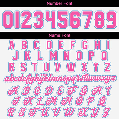 Custom White Light Blue Pink Varsity Jackets for Men Women Youth Personalized Letterman Jackets