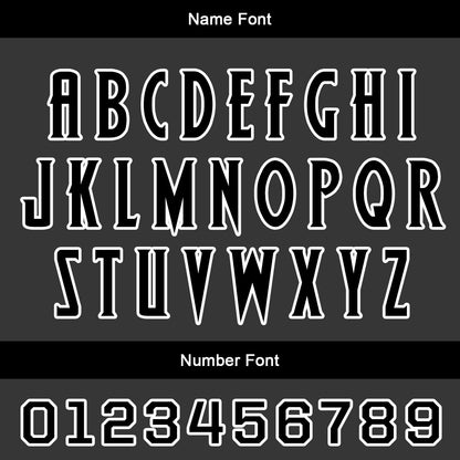 Custom Black White Uniform Jersey Kids Adults Personalized Set Jersey Shirt