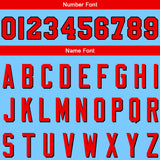 Custom Light Blue Hoodie Sweatshirt Set for Men Women Youth Tops and Pants Set Tracksuit