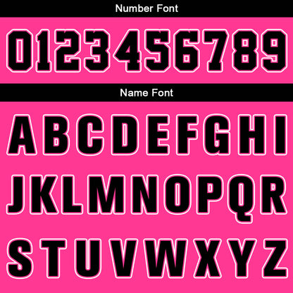 Custom Pink Black White Basketball Jersey Uniform Suit Printed Your Logo Name Number