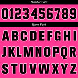 Custom Pink Black White Basketball Jersey Uniform Suit Printed Your Logo Name Number