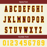 Custom Claret Cream Varsity Jackets for Men Women Youth Personalized Letterman Jackets