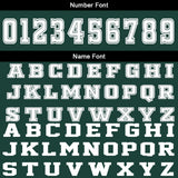 Custom Green White Basketball Jersey Uniform Suit Printed Your Logo Name Number