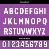 Custom Purple Basketball Jersey Uniform Suit Printed Your Logo Name Number