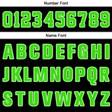 Custom Black Bright Green White Basketball Jersey Uniform Suit Printed Your Logo Name Number