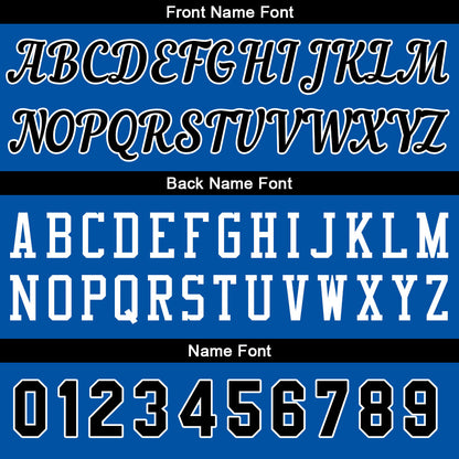 Custom Royal-Black Basketball Jersey for Men Women Adult Youth Stitched Name Number Logo