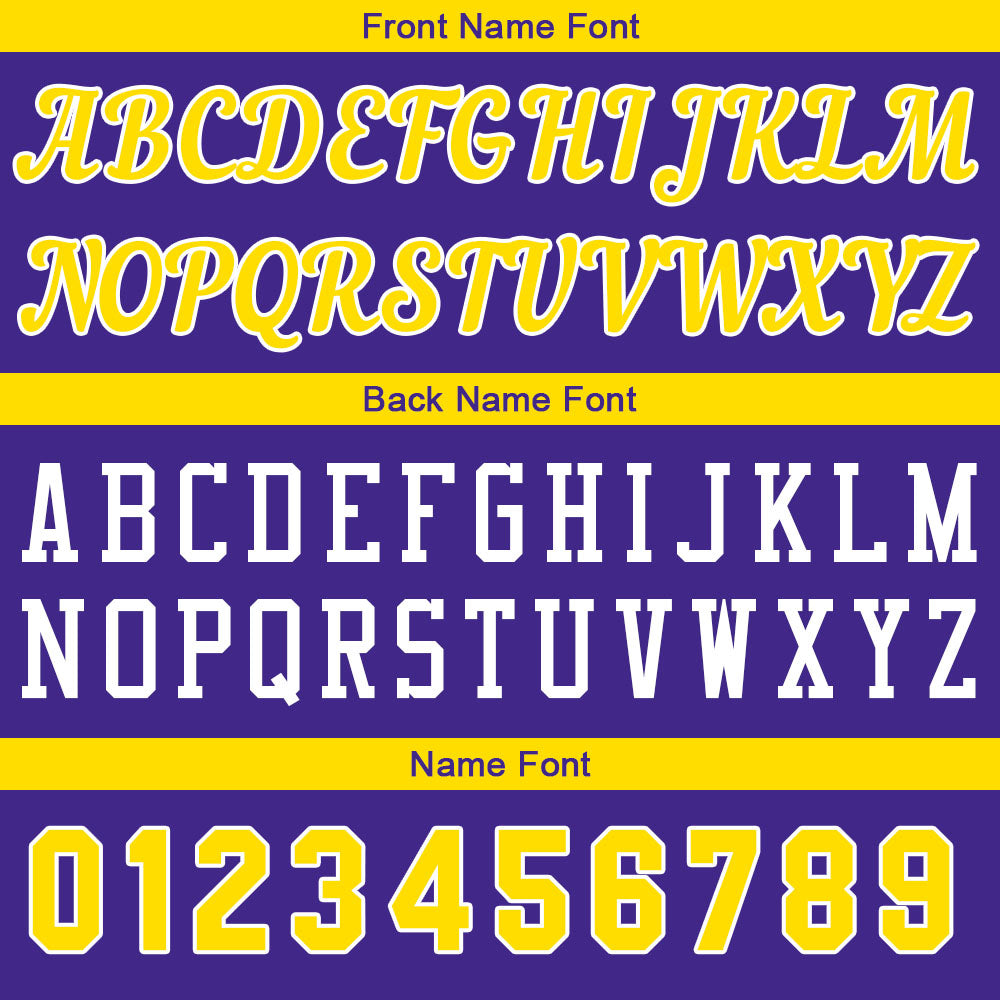 Custom Purple Yellow Basketball Jersey for Men Women Adult Youth Stitched Name Number Logo