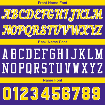 Custom Purple Yellow Basketball Jersey for Men Women Adult Youth Stitched Name Number Logo