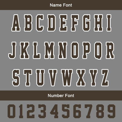 Custom Brown Dull Grey Varsity Jackets for Men Women Youth Personalized Letterman Jackets