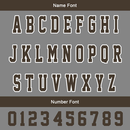 Custom Brown Dull Grey Varsity Jackets for Men Women Youth Personalized Letterman Jackets