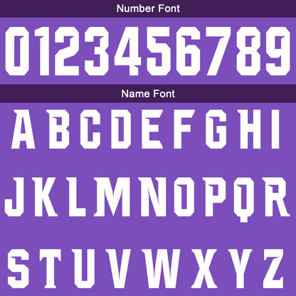 Custom Purple Dull Purple Football Gradient Polo Shirts  Add Your Unique Logo/Name/Number