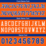 Custom Orange-Royal Basketball Jersey for Men Women Adult Youth Stitched Name Number Logo