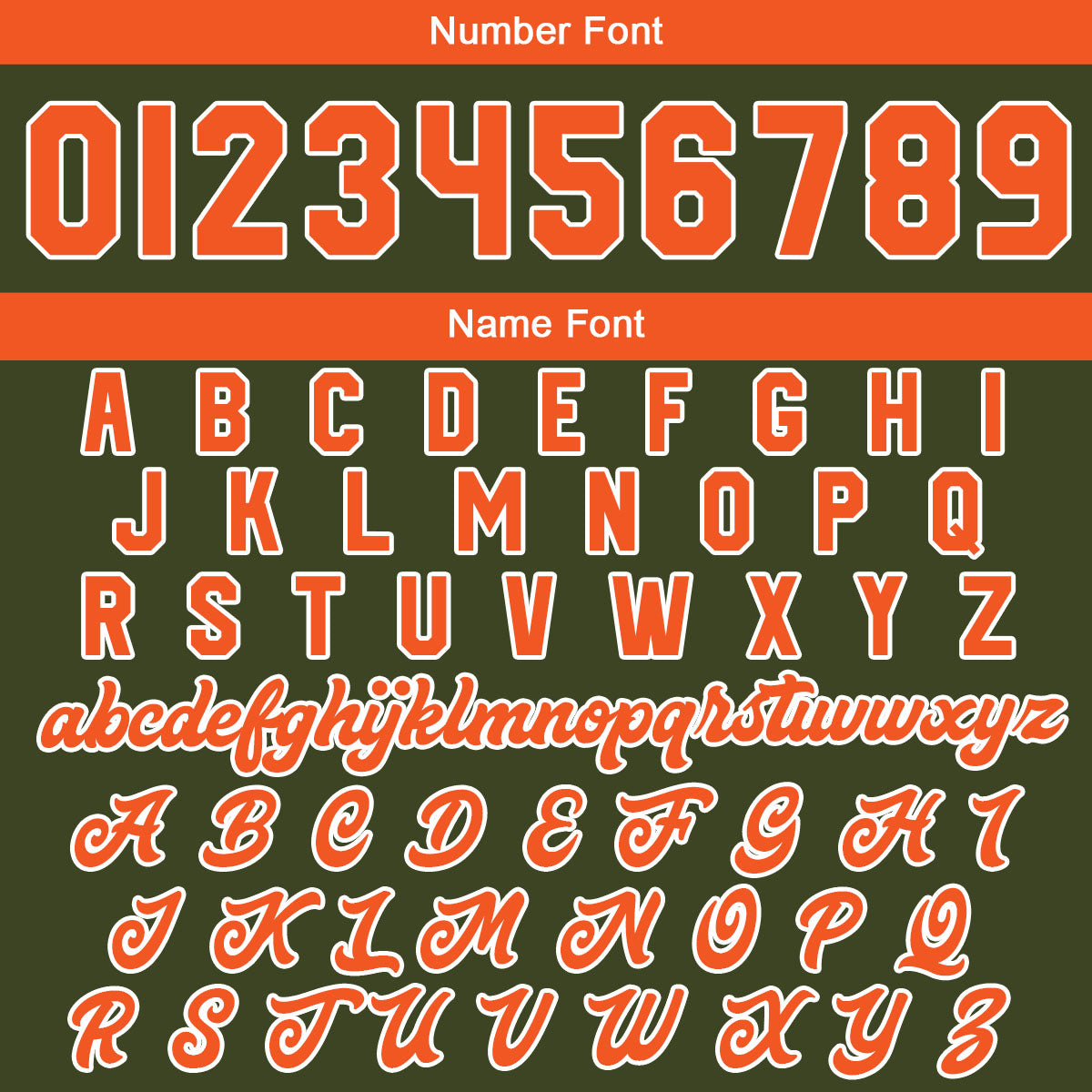 Custom Olive Green Orange Varsity Jackets for Men Women Youth Personalized Letterman Jackets