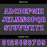 Custom Orange Purple Basketball Jersey Uniform Suit Printed Your Logo Name Number
