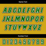 Custom  Yellow Brown Reversible Basketball Suit for Adults and Kids Personalized Jersey