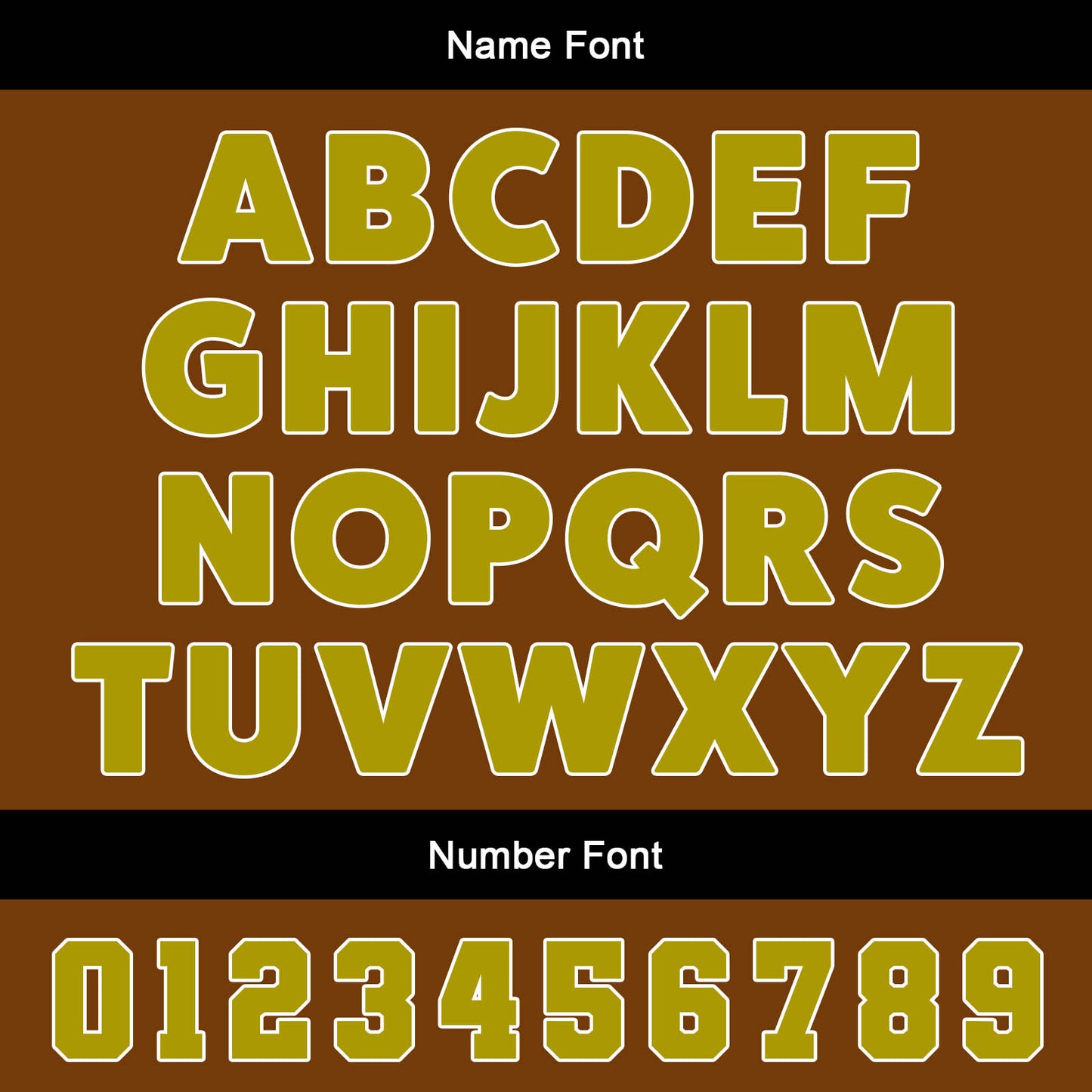 Custom Brown Black Uniform Jersey Kids Adults Personalized Set Jersey Shirt