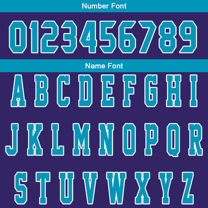 Custom Purple Cyan Reversible Basketball Suit for Adults and Kids Personalized Jersey
